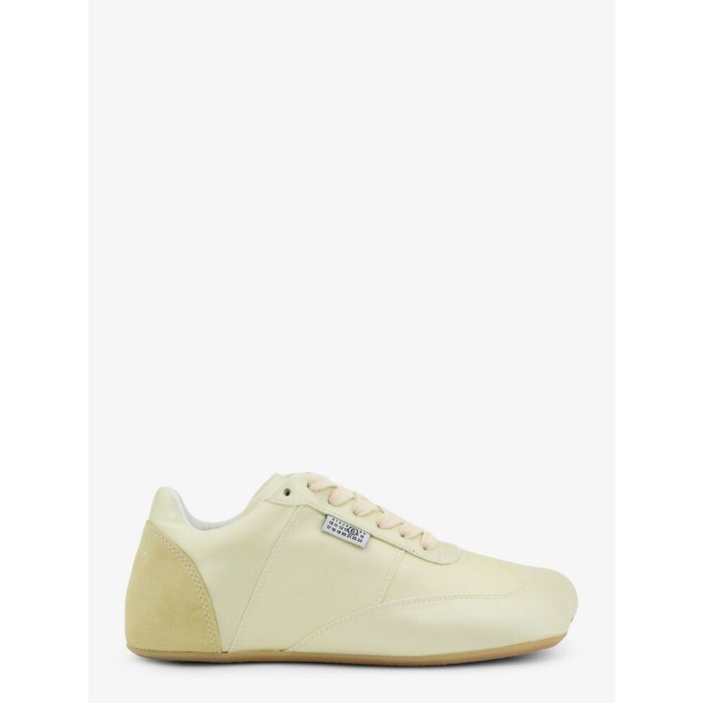 Mm6 Maison Margiela Women Factory Satin Sneakers With Side Logo Label